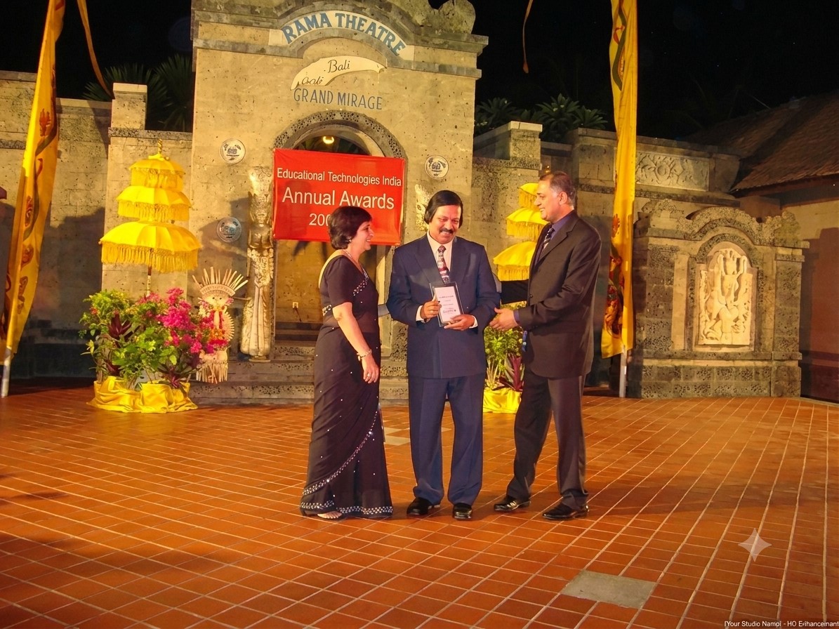 An international award presentation in Bali, Indonesia.